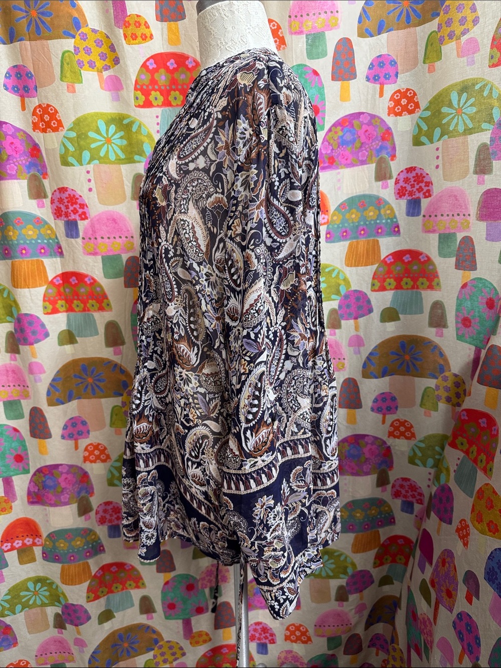Style & Co. L/S Sheer Tunic. Large - Picture 10 of 12